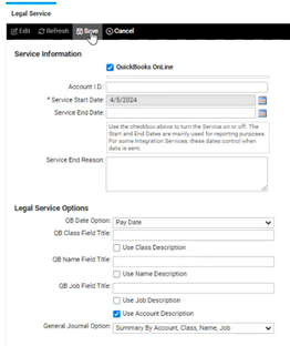 QBO Integration Transmission Setup 1