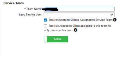 Setting up a service team 1