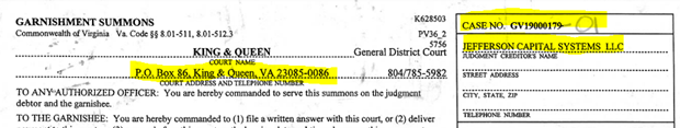 creditor garnishment1