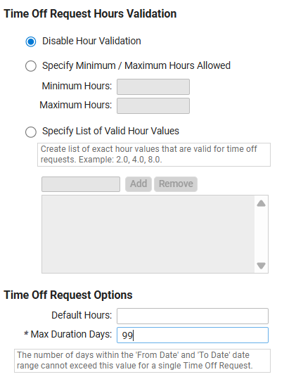Unpaid Absence wo time4