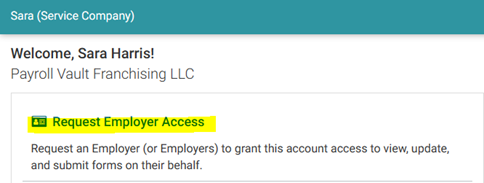 Sara Harris' 
Payroll Vault Franchising LLC 