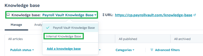Adding an Article to the Internal Knowledge Base_2