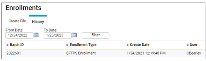 EFTPS Enrollment & Import PINs - 3