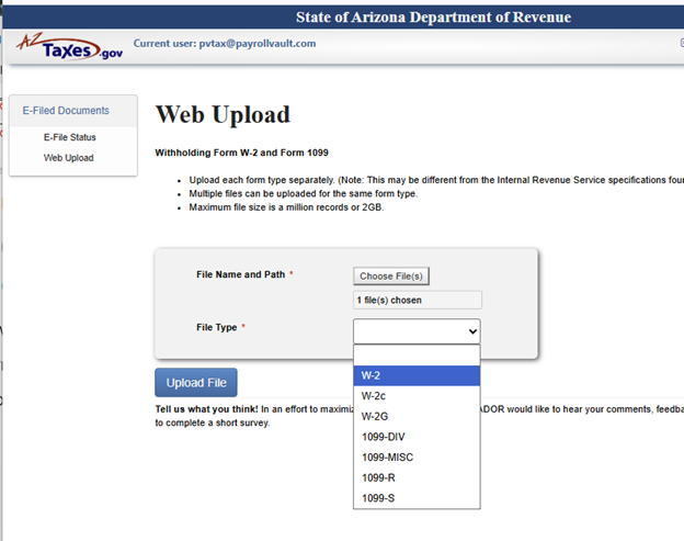 Arizona State Filing Instructions_20